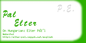 pal elter business card